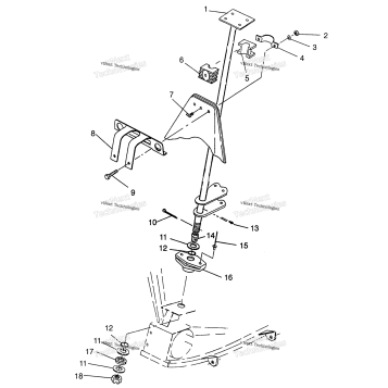 STEERING POST MAGNUM 6X6 & MAGNUM 6X6 SWEDISH S968744