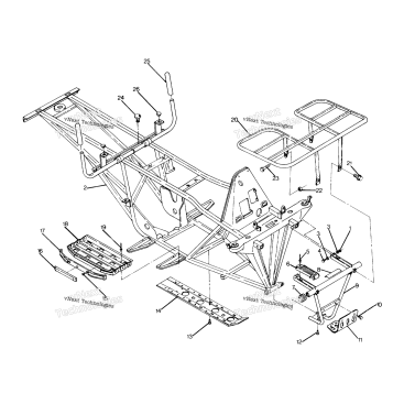 FRAME ASSEMBLY WITH RACKS