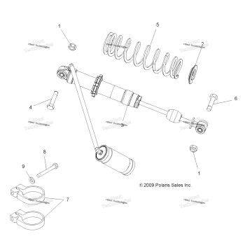 SUSPENSION, REAR SHOCK