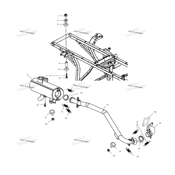 EXHAUST SYSTEM A02CB32AA/AB/FC