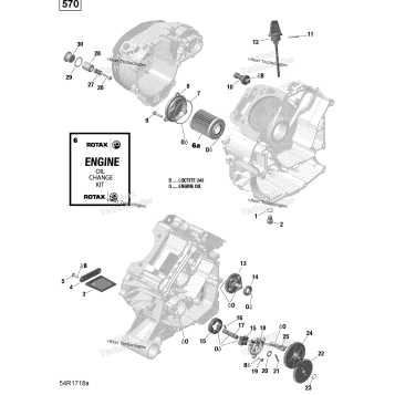 ENGINE LUBRICATION - 570 EFI