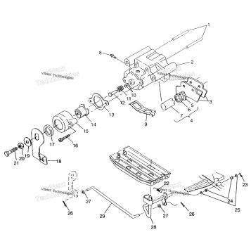 REAR BRAKE ASSEMBLY SWEDISH 4X4 400L