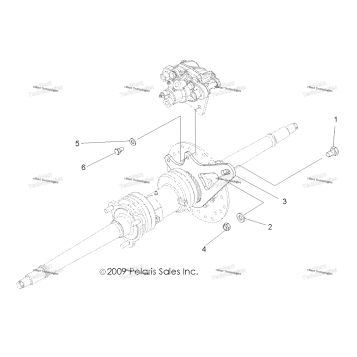 BRAKES, REAR CALIPER MOUNTING