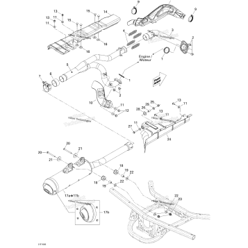 EXHAUST SYSTEM 800R