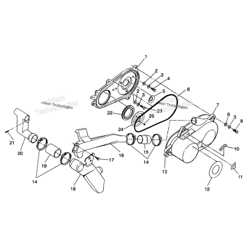 CLUTCH COVER ASSEMBLY TRAIL BOSS