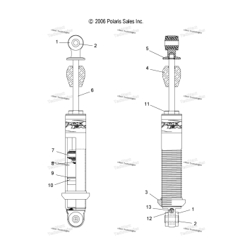 SHOCK, FRONT (49ATVSHOCKFRT)