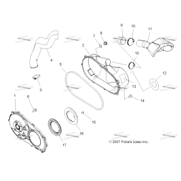 BODY, CLUTCH COVER