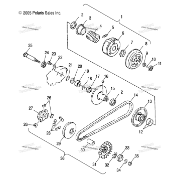 DRIVE PULLEY /CB