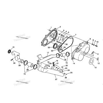 CLUTCH COVER ASSEMBLY 2X4 350L