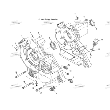CRANKCASE /AB/AC