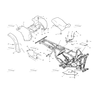 REAR CAB & SEAT A02CL50AA/DA