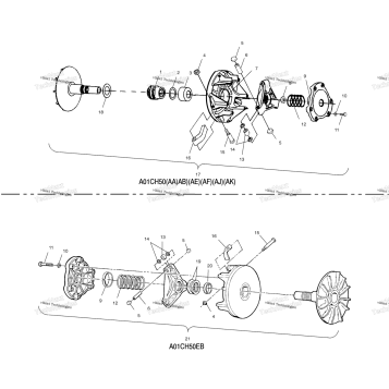 DRIVE CLUTCH A01CH50AA
