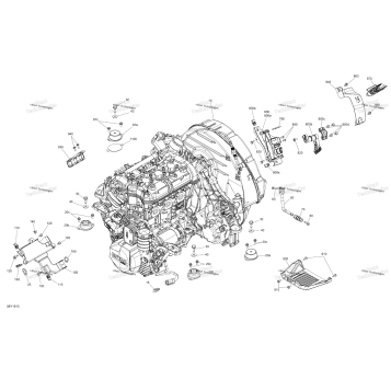 ENGINE - SUPPORT - 900 ACE