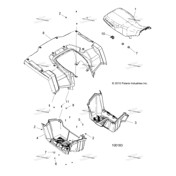 BODY, REAR CAB, SEAT & FOOTWELLS