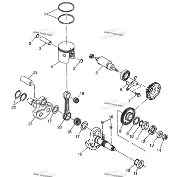 PISTON & CRANKSHAFT XPRESS (4939603960D008)