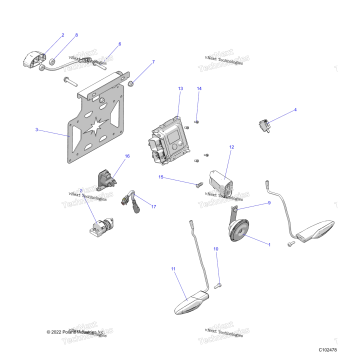 ELECTRICAL, SWITCHES, HORN & ECM