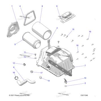 ENGINE, AIR INTAKE
