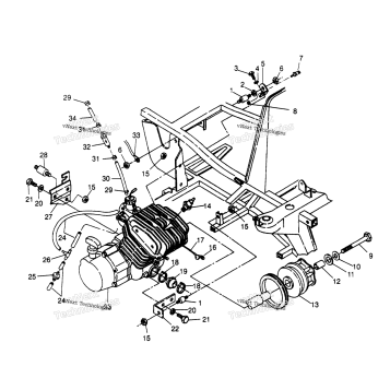 ENGINE MOUNTING 2X4 300