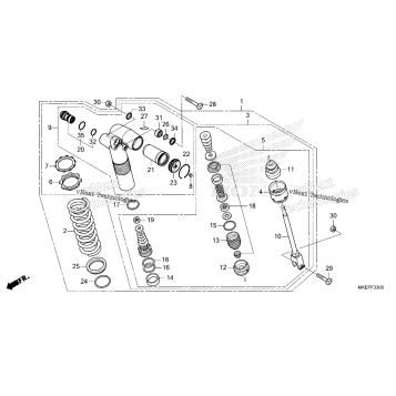 REAR SHOCK ABSORBER