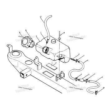 OIL TANK ASSEMBLY 6X6