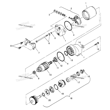STARTING MOTOR 4X4 300