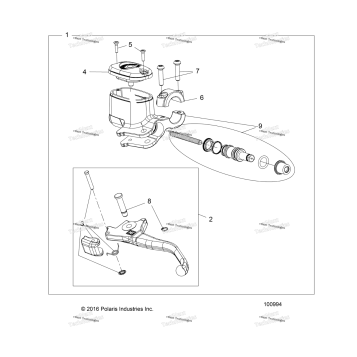 BRAKES, FRONT BRAKE LEVER & MASTER CYLINDER