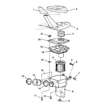 AIR BOX ASSEMBLY 6X6 350L