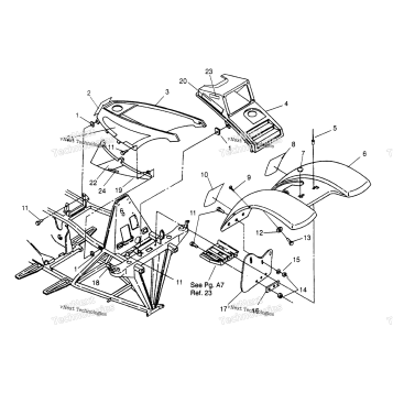 FRONT CAB ASSEMBLY SPORT 400L