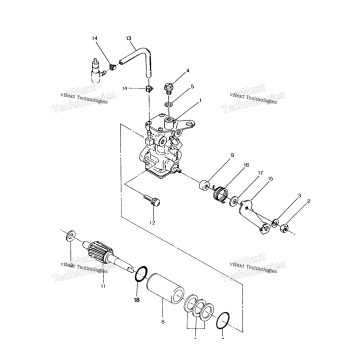 OIL PUMP ASSEMBLY 250 6X6