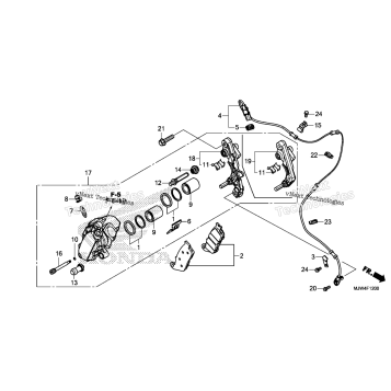 FRONT BRAKE CALIPER