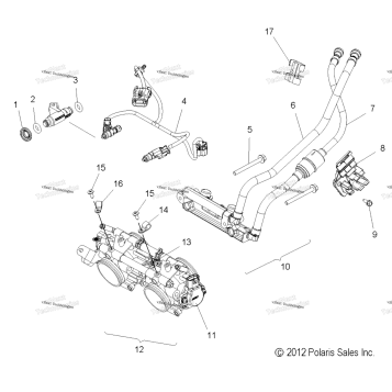 FUEL SYSTEM, RAIL, LINES & THROTTLE BODY