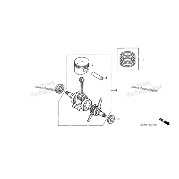CRANKSHAFT + PISTON