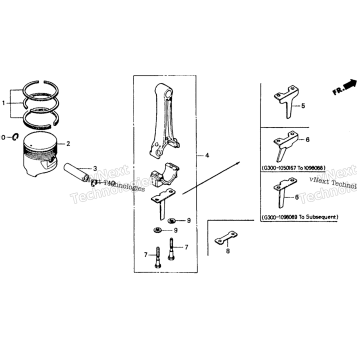 PISTON + CONNECTING ROD