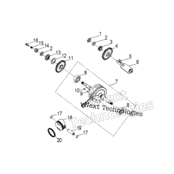 ENGINE, CRANKSHAFT & PISTON