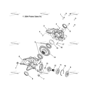 REAR GEARCASE