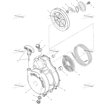 RECOIL STARTER A02CL50AA/DA
