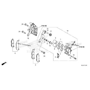 FRONT BRAKE CALIPER