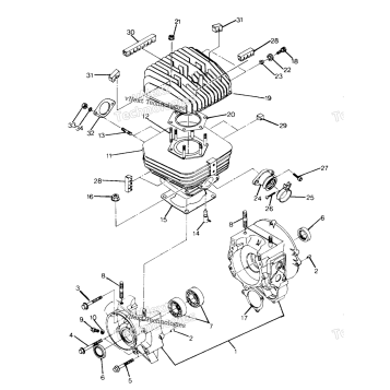 CRANKCASE & CYLINDER ASSEMBLY