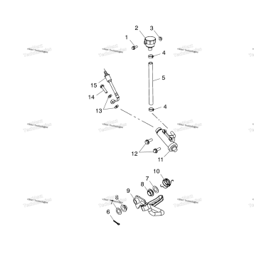 REAR MASTER CYLINDER/FOOT PEDAL