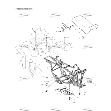 REAR CAB & SEAT
