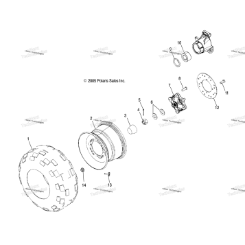 WHEEL DRIVE, REAR