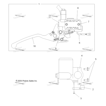 BRAKES, FRONT BRAKE & MASTER CYLINDER