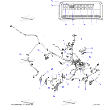 ELECTRICAL, MAIN WIRE HARNESS
