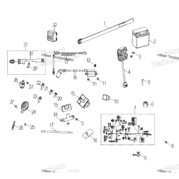ELECTRICAL, SWITCHES, HARNESS & INDICATORS