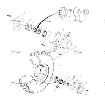 FRONT WHEEL A02CL50AA/DA