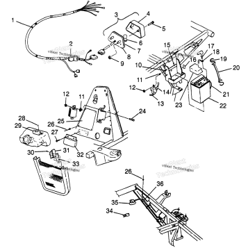 ELECTRICAL/TAILLIGHT XPLORER 400L