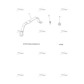 ENGINE, AIR INTAKE SYSTEM SUPPORT BRACKET