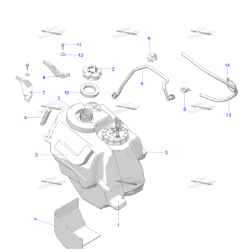 FUEL SYSTEM, FUEL TANK ASM
