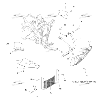 CHASSIS, FRONT BUMPER