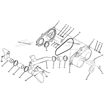 CLUTCH COVER ASSEMBLY TRAIL BOSS